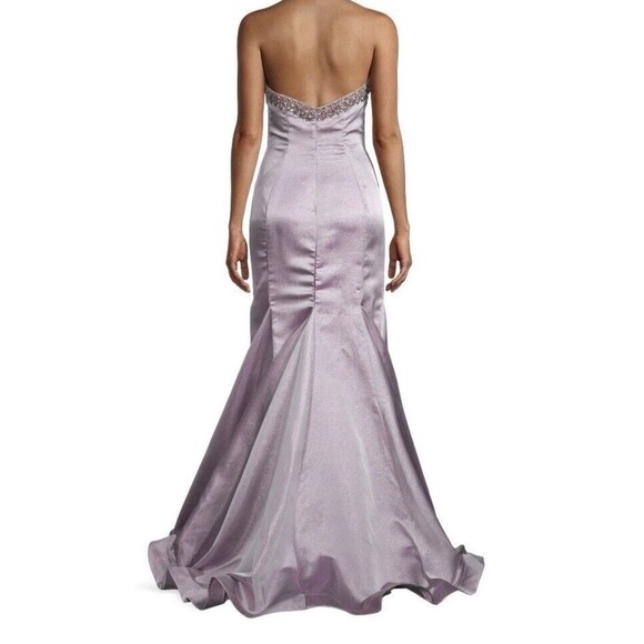 Mac‎ Duggal Evening Gown Strapless Backless Embellished 16 NWT Formal Wear Dress - Picture 3 of 9